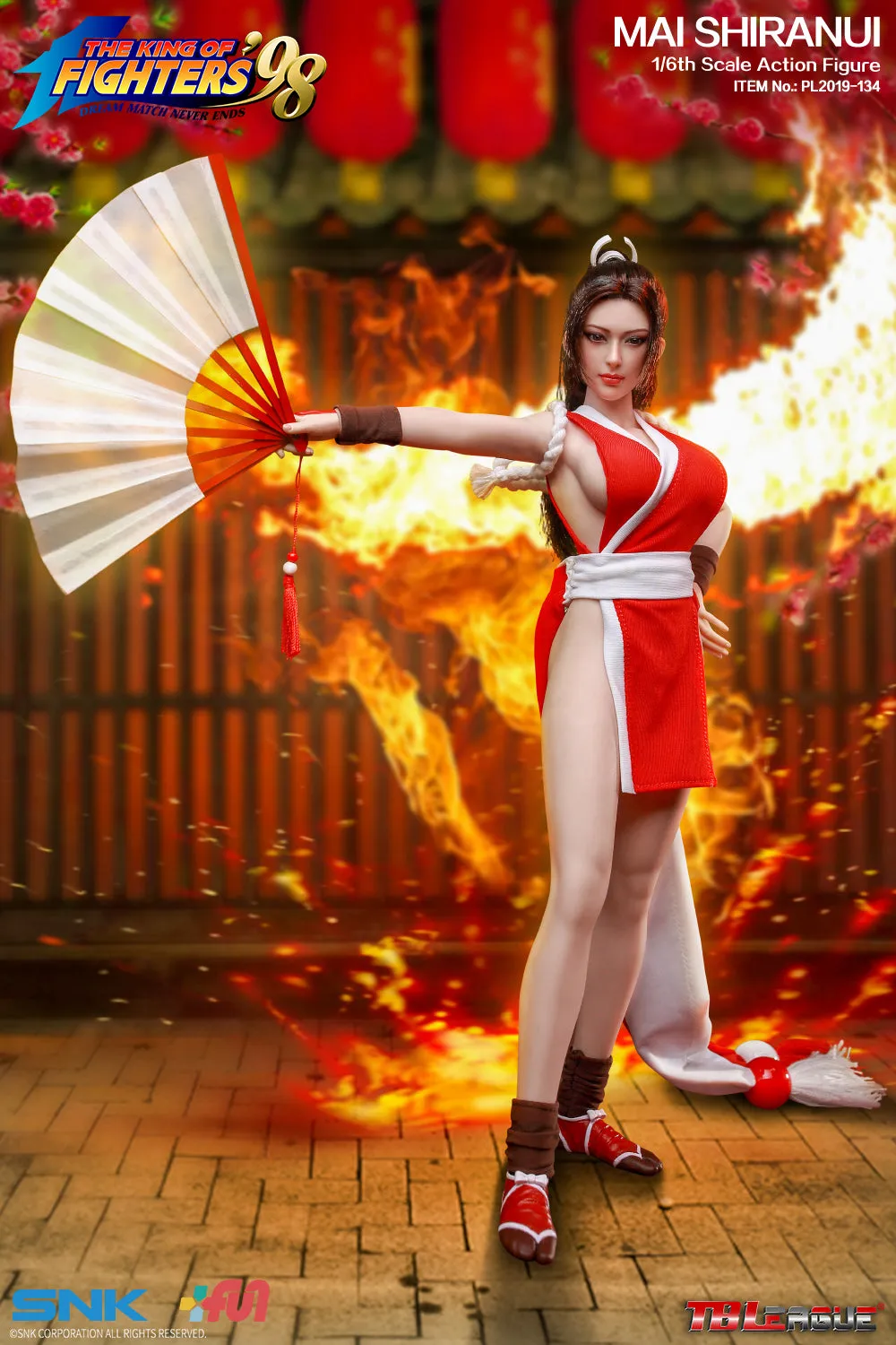 1:6 King Of Fighters 98 KOF MAI SHIRANUI Collectables Video Game Figure Phicen TBLeague
