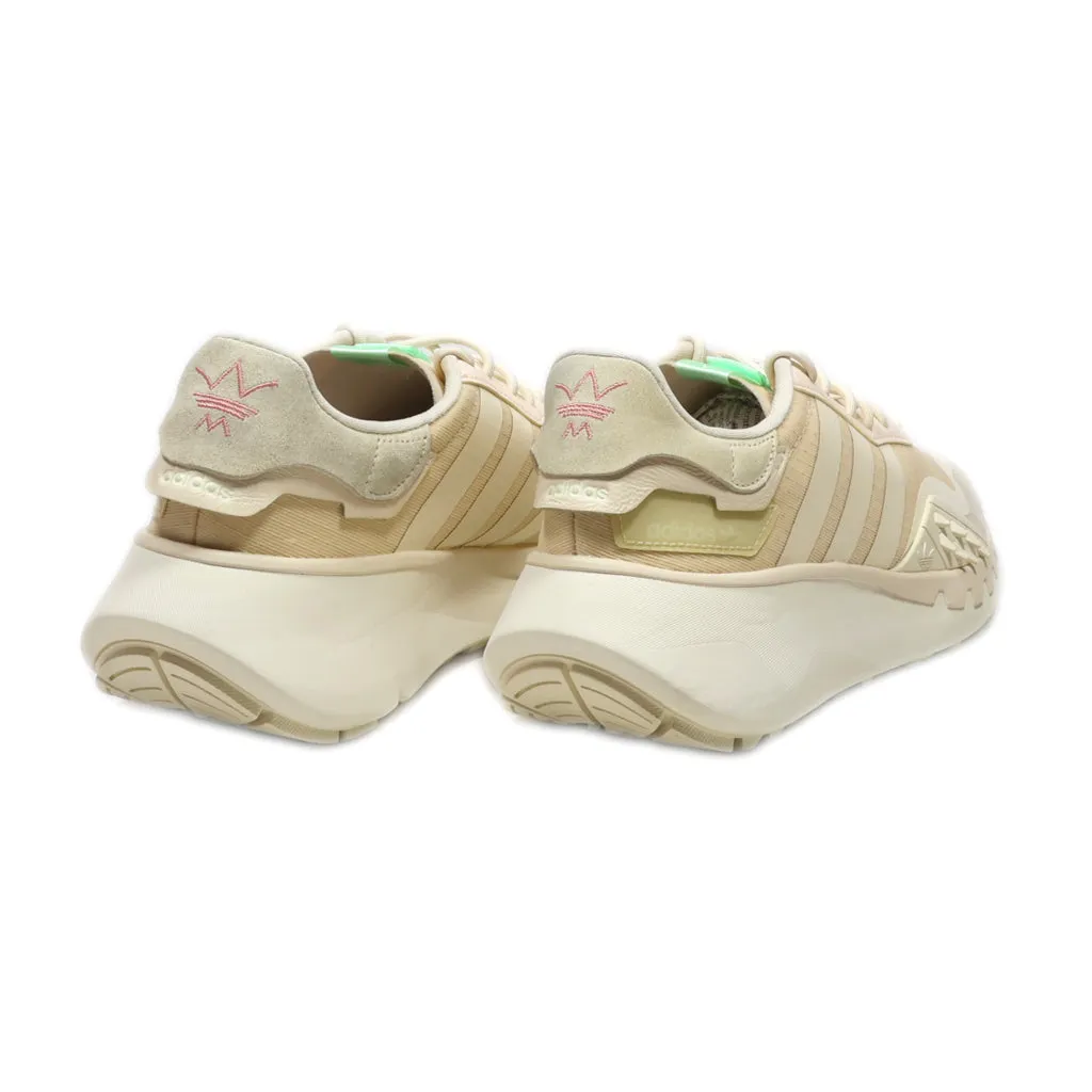 Adidas Choigo Sport Shoes Fabric Beige Colour For Women