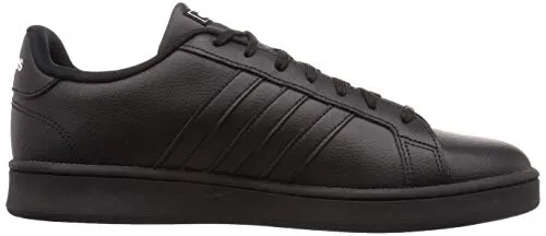 Adidas Men's Grand Court CBLACK/FTWWHT Tennis Shoe-10 Kids UK (EE7890)