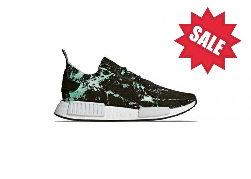 adidas NMD R1 PK - Black/White/Green