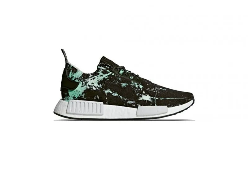 adidas NMD R1 PK - Black/White/Green