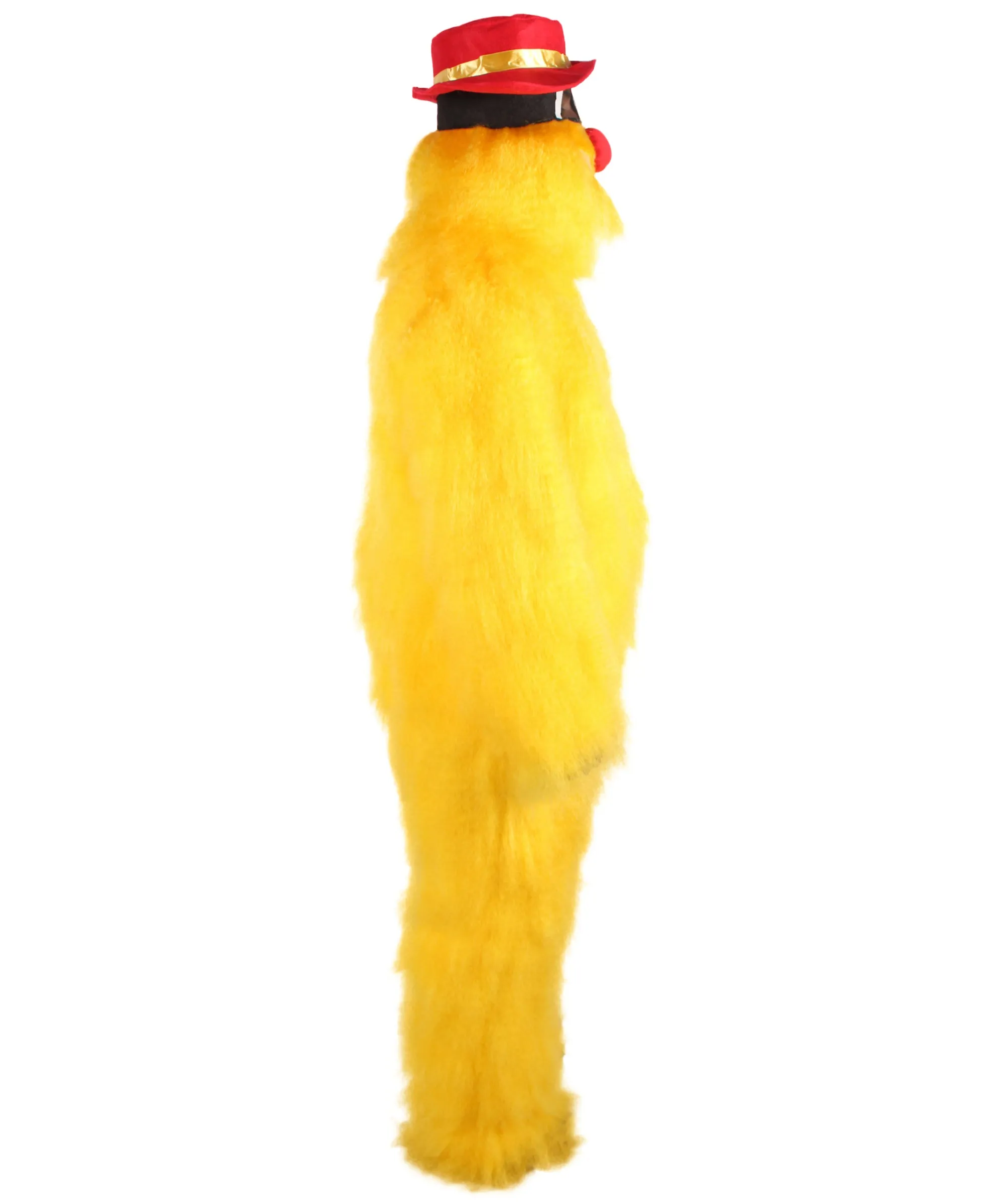 Adult Unisex American Cartoon Character Yellow Mouse Costume | Perfect for Halloween | Flame-retardant Synthetic Fabric