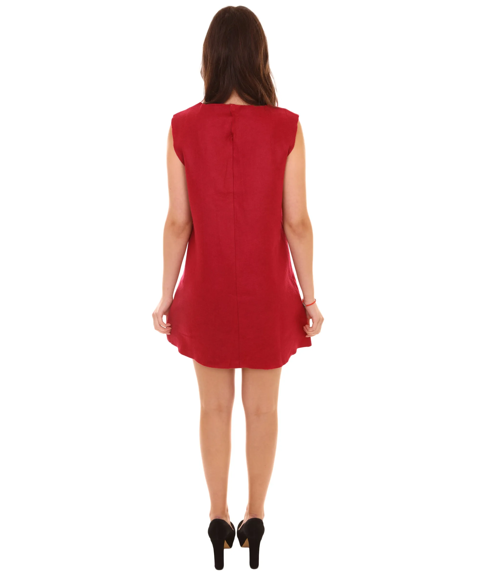 Adult Women's Costume for Cosplay Small Trolls Costume , Red Cosplay Costume
