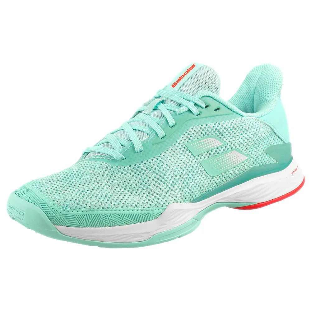 Babolat Women's Jet Tere Clay Tennis Shoes in Yucca/White