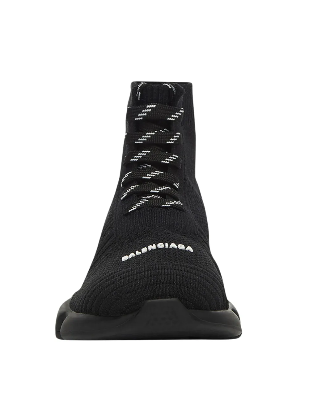 Balenciaga Kids Speed Lace Up Black