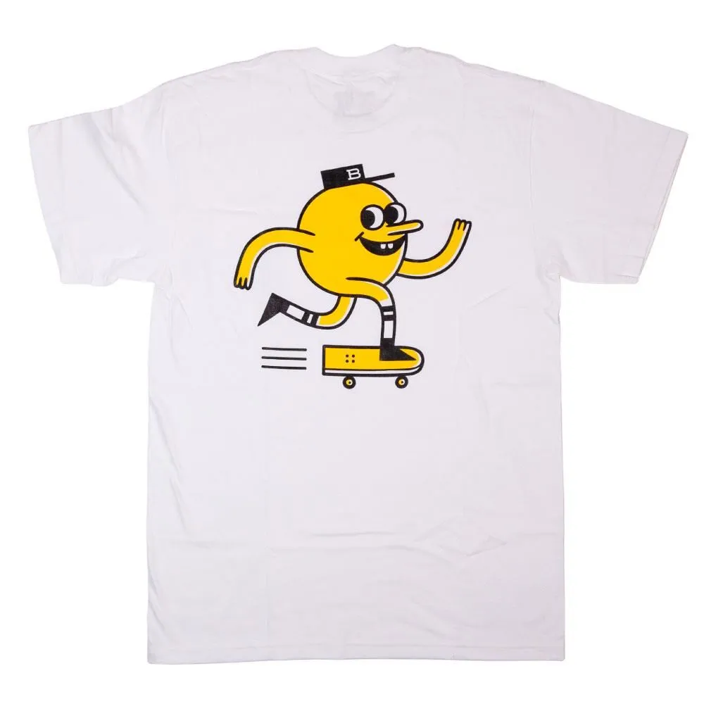 Blast Pocket Classic Mascot T-Shirt - White