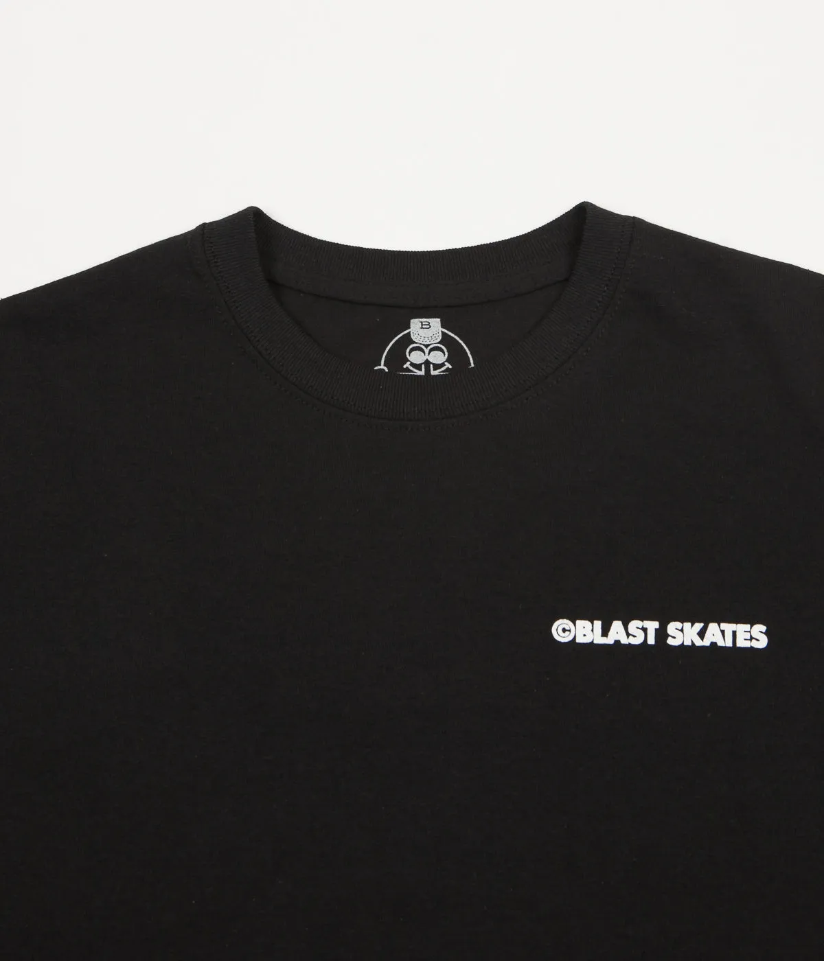 Blast Skates Mascot Logo T-Shirt - Black