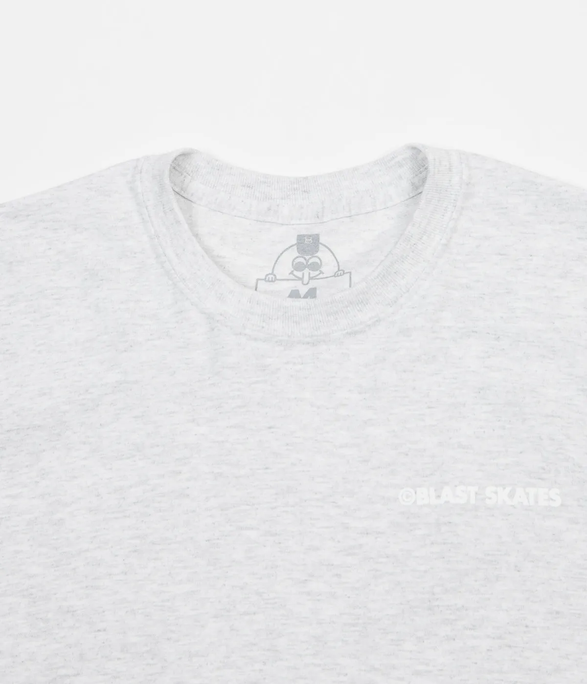 Blast Skates Mascot Logo T-Shirt - Grey