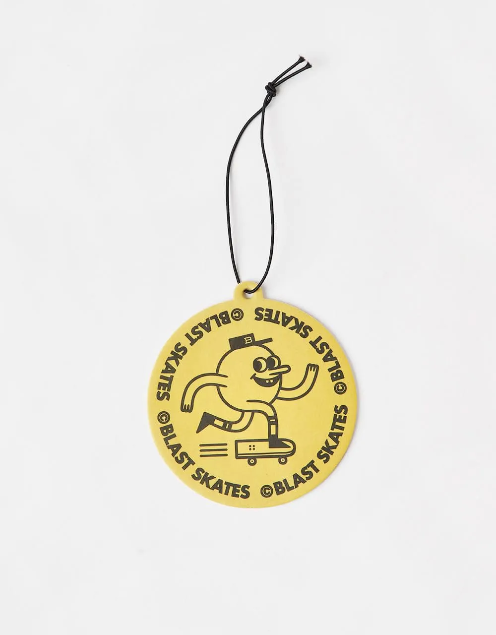 Blast Skates Round Logo Air Freshener - Yellow