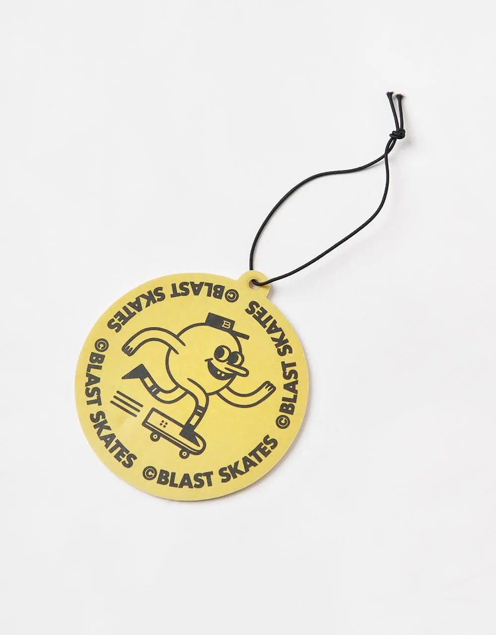 Blast Skates Round Logo Air Freshener - Yellow