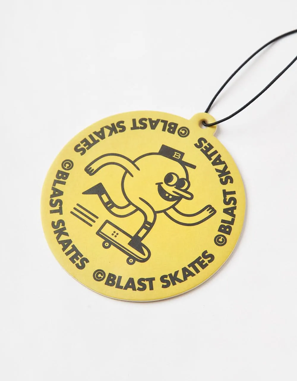 Blast Skates Round Logo Air Freshener - Yellow