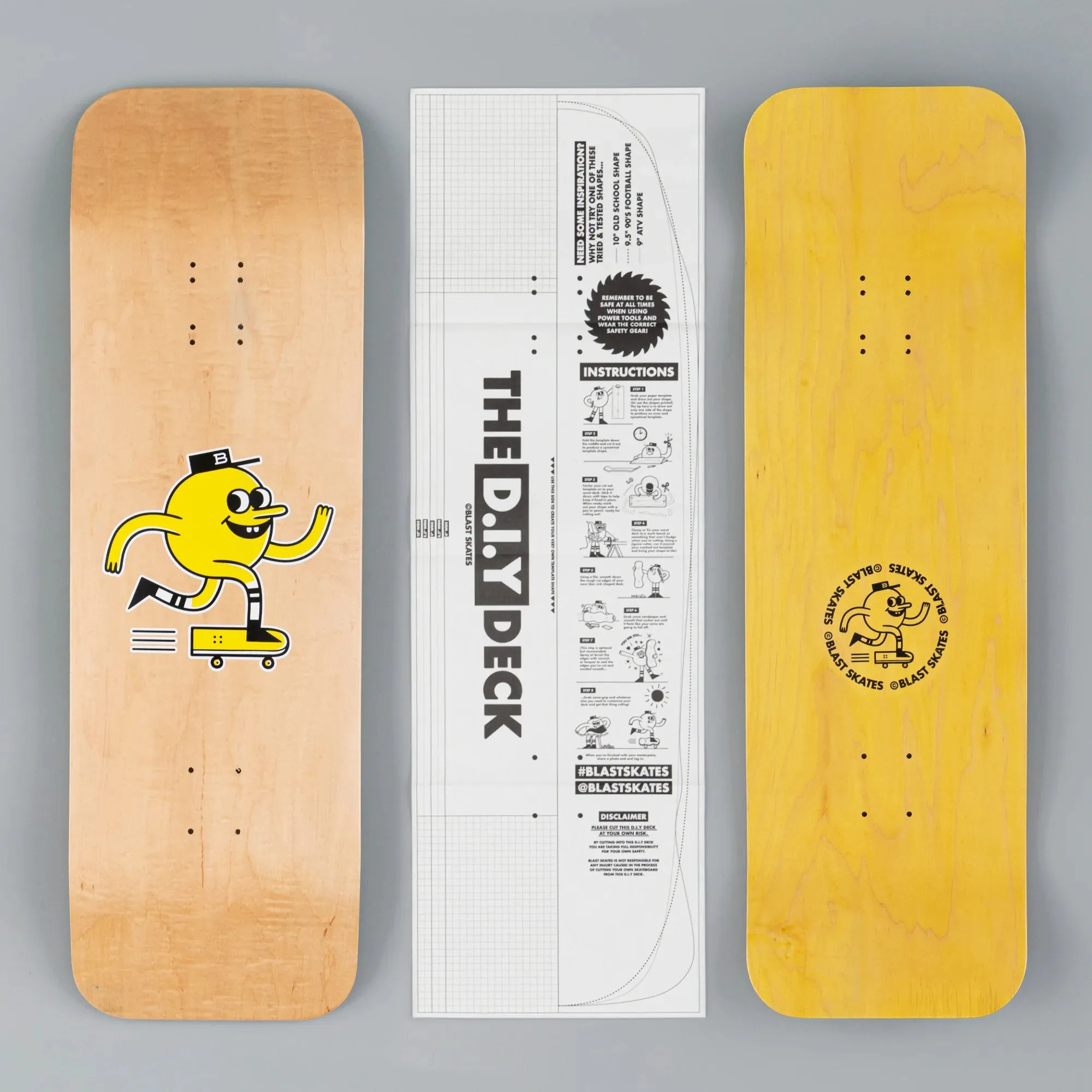 Blast Skates - The D.I.Y Deck - 10”