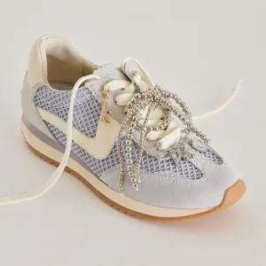 B.NTCD SNEAKERS DUSTY BLUE MESH   PIN CHARM BUNDLE