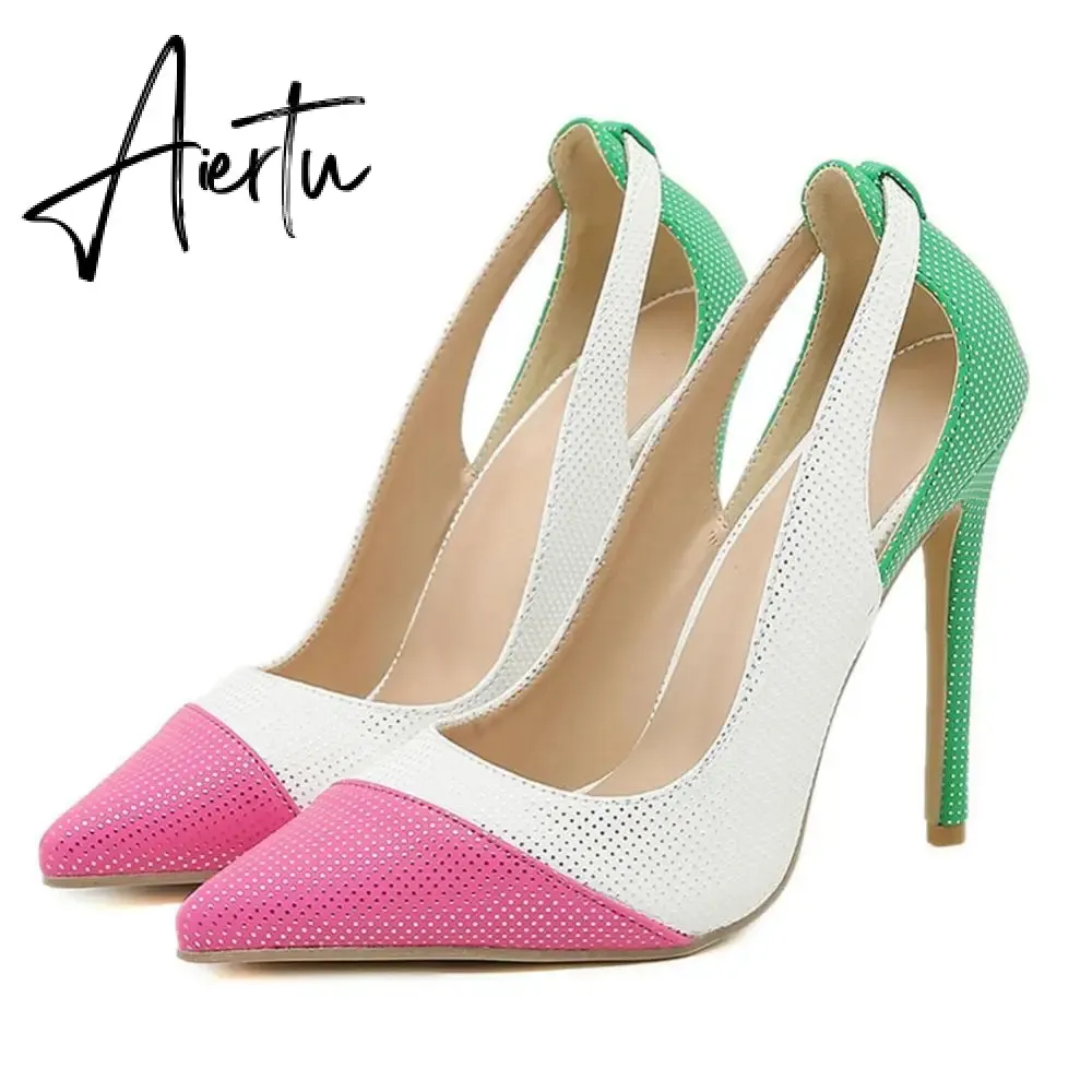 Brand New Office Ladies Elegant Women Pumps Spring Thin High Heels Bowknot Sexy Party Shoes Prom Design Summer Pumps Woman