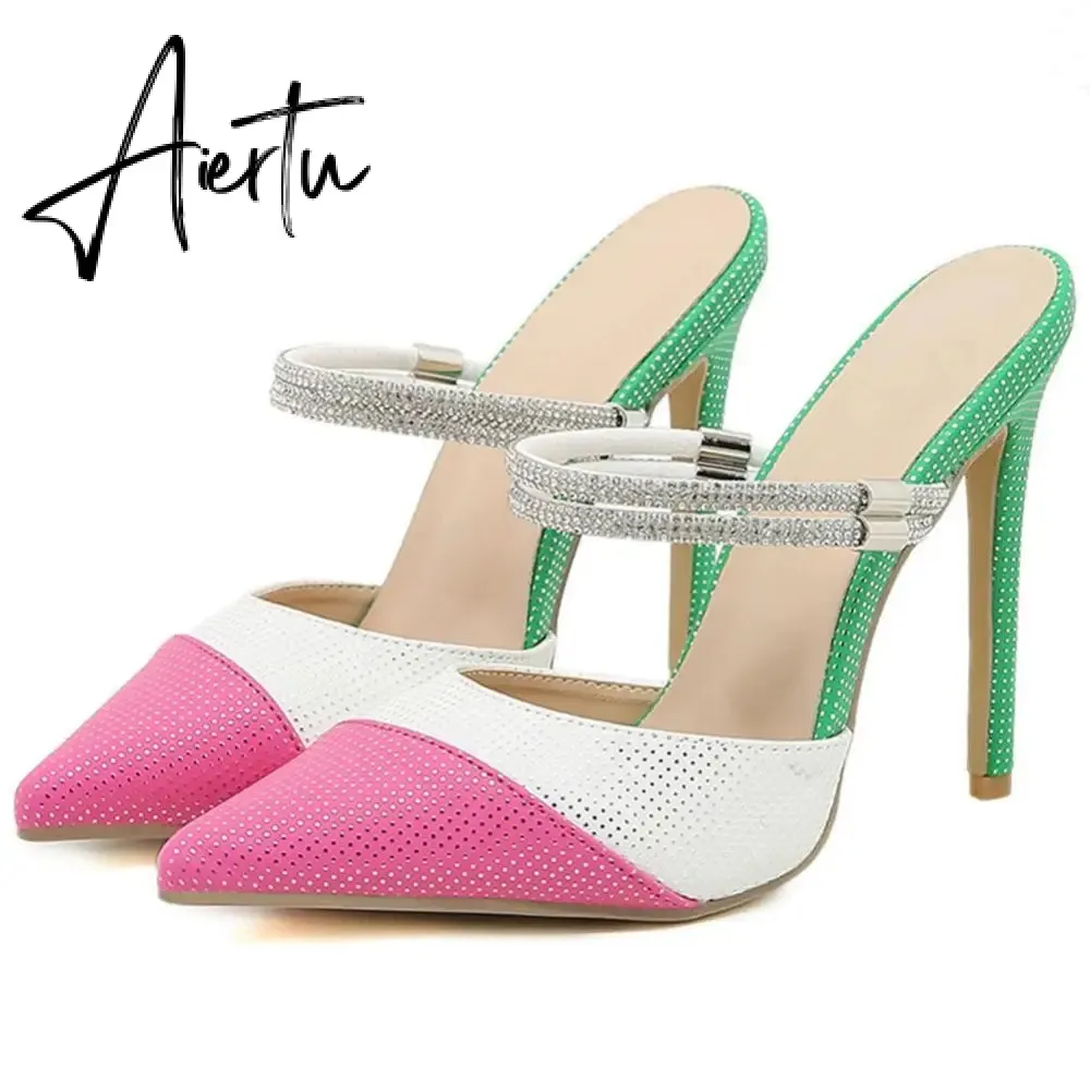 Brand New Office Ladies Elegant Women Pumps Spring Thin High Heels Bowknot Sexy Party Shoes Prom Design Summer Pumps Woman