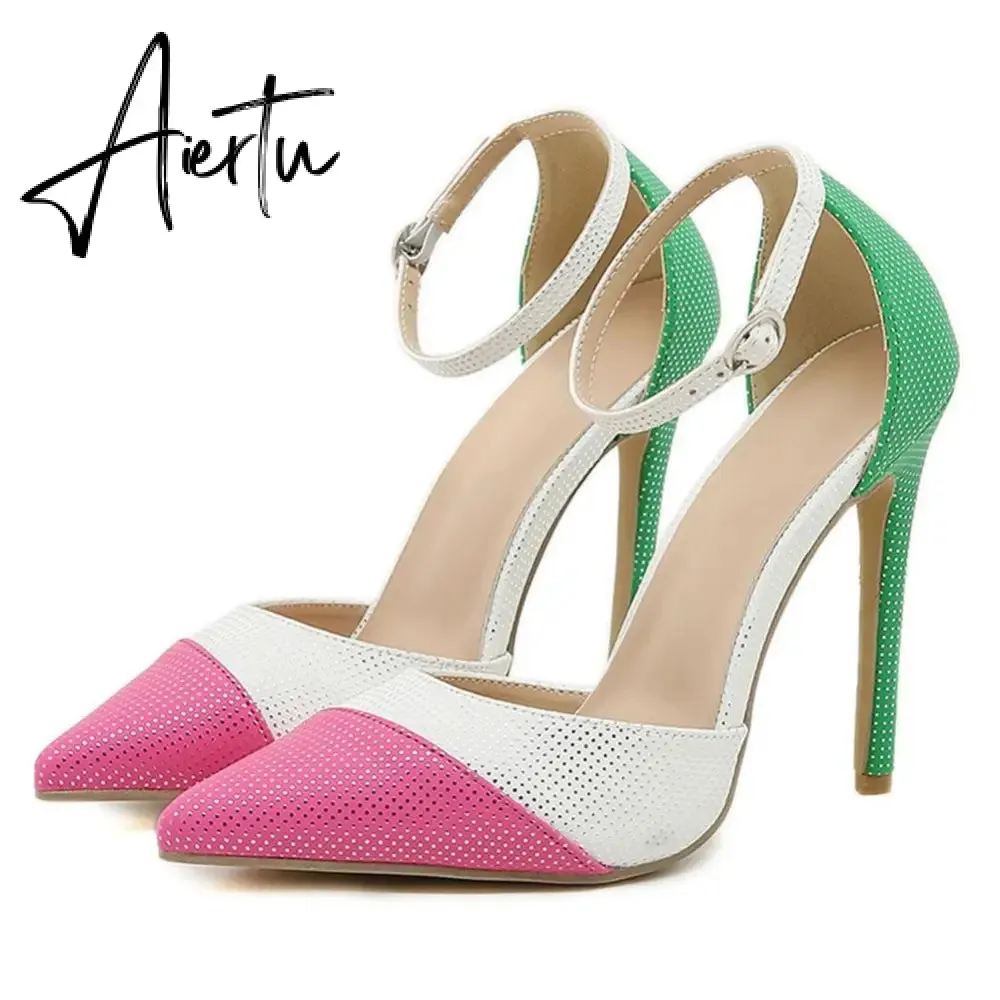 Brand New Office Ladies Elegant Women Pumps Spring Thin High Heels Bowknot Sexy Party Shoes Prom Design Summer Pumps Woman