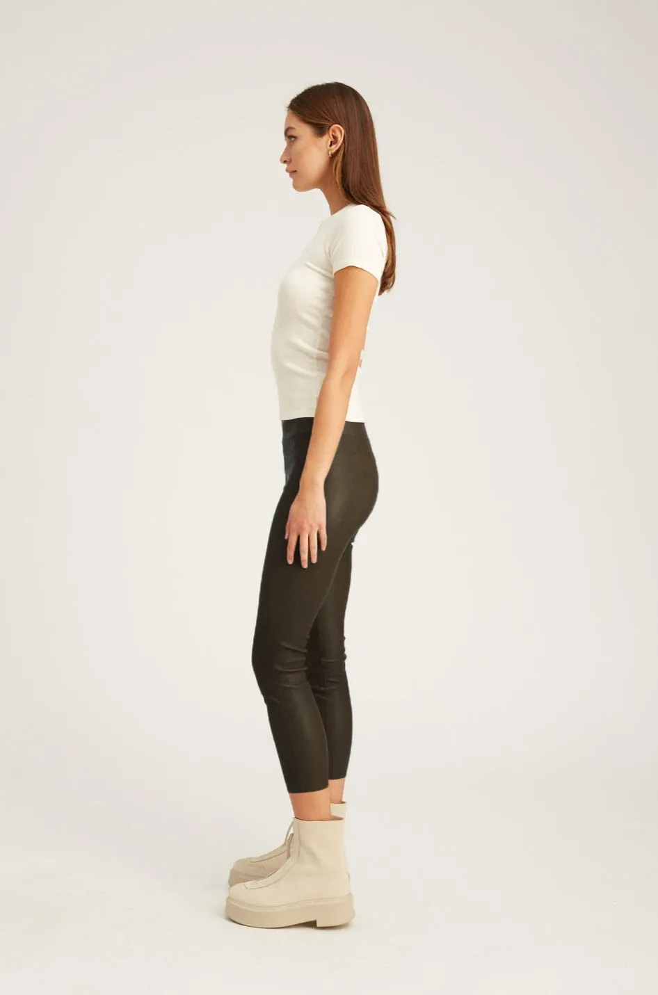 Cactus Leather Crop