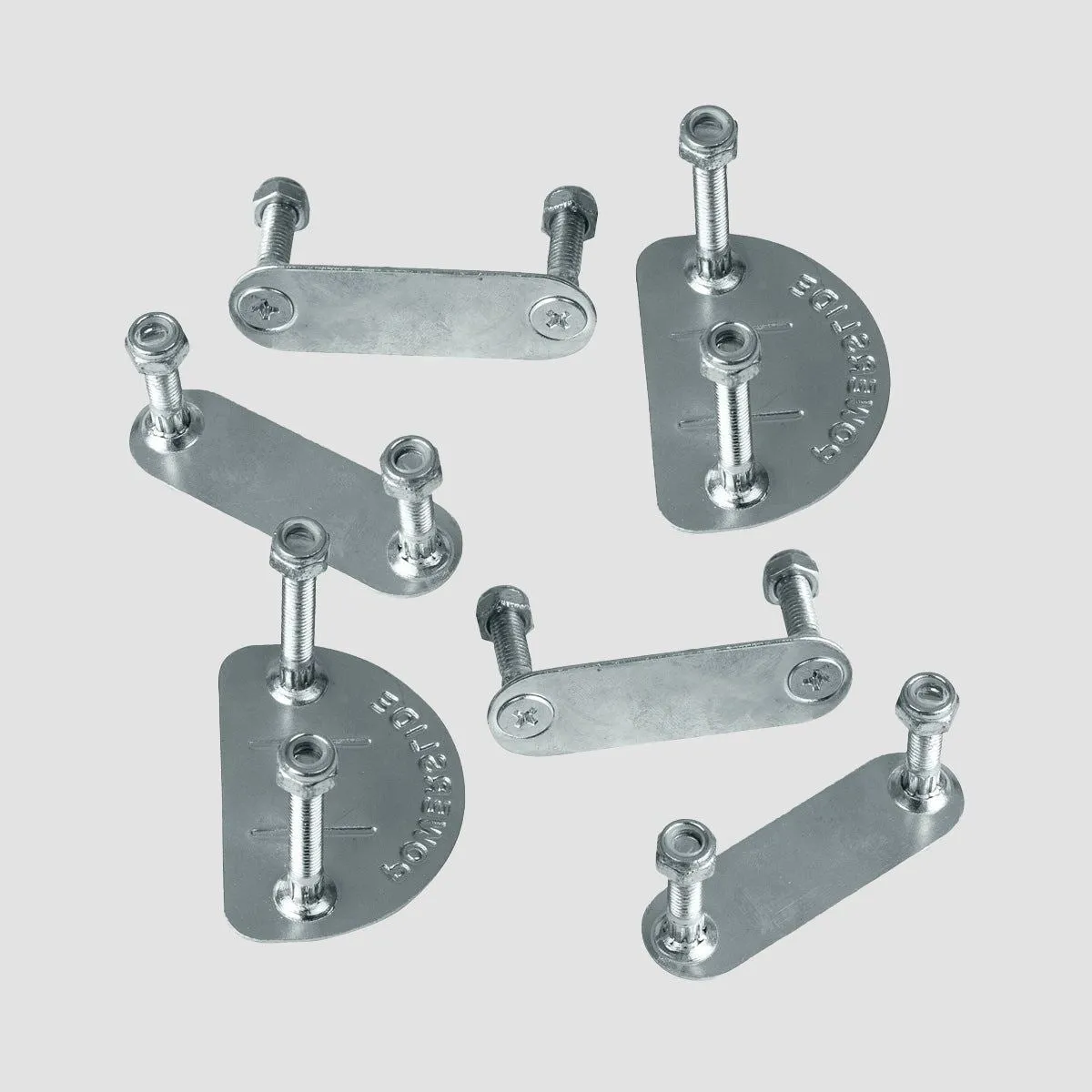 Chaya Standard Plate Mounting Set Shari Silver