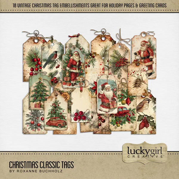 Christmas Classic Mega Digital Scrapbook Bundle