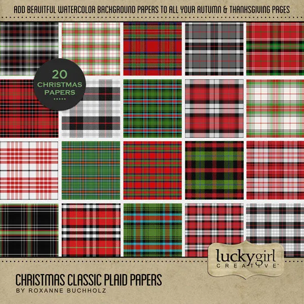 Christmas Classic Mega Digital Scrapbook Bundle