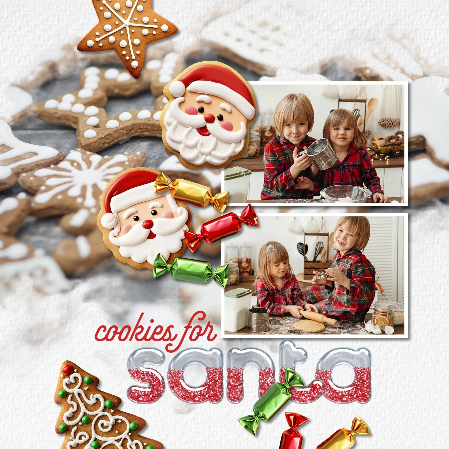 Christmas Classic Mega Digital Scrapbook Bundle