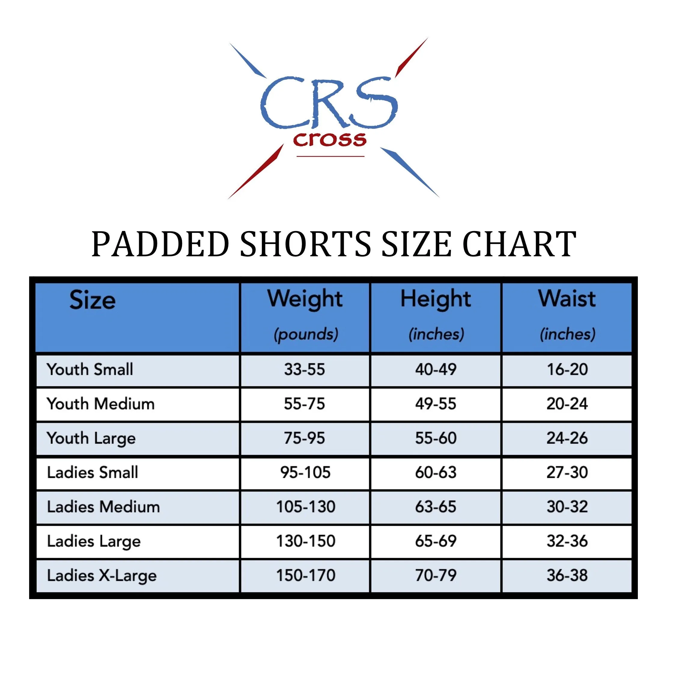 CRS Cross Padded Figure Skating Shorts