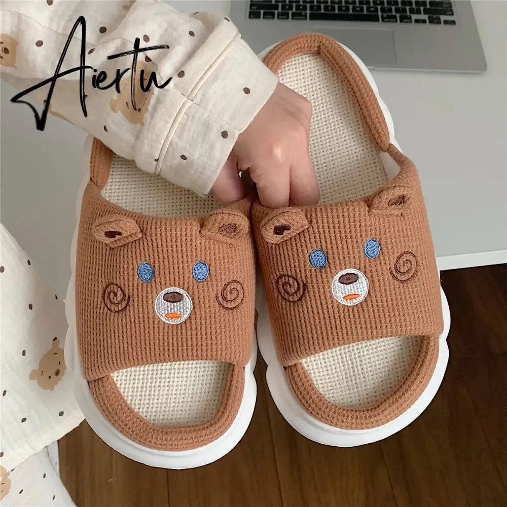 Cute Cartoon Milk Cow House Slippers Funny Shoes Women's Slippers Summer Four Seasons Indoor Home Slippers