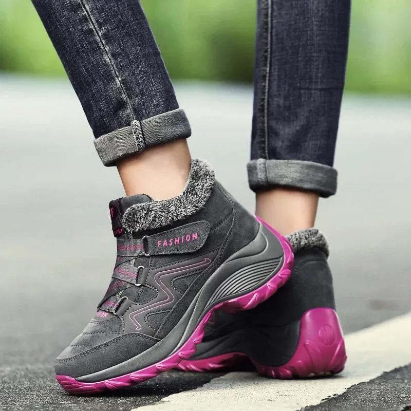 Damen Winter Anti-Rutsch-Schneeschuhe Schuhe