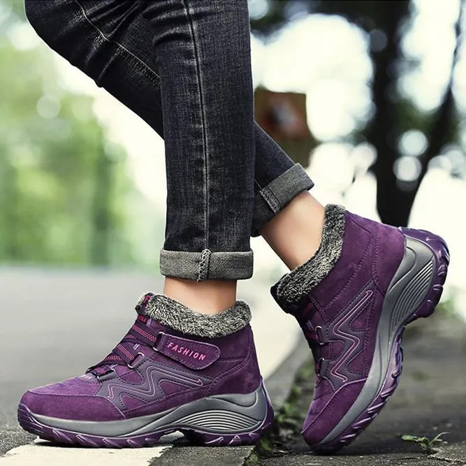 Damen Winter Anti-Rutsch-Schneeschuhe Schuhe