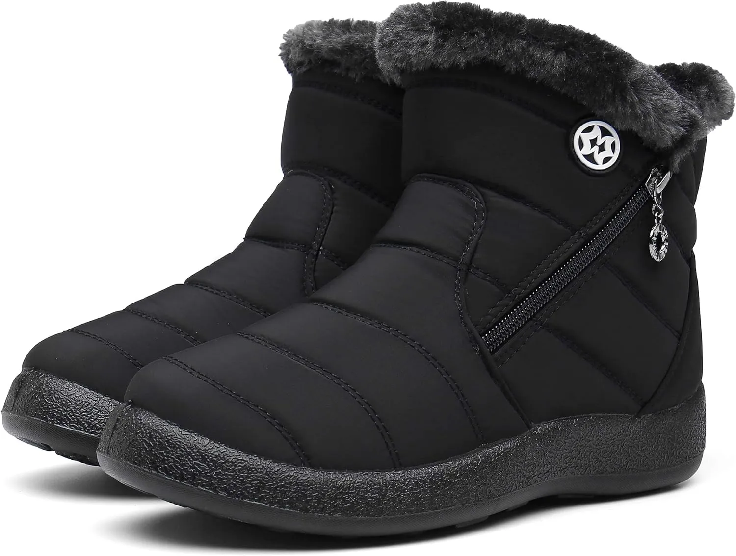 Damen Winterstiefel Wasserdicht Warm gefütterte Schneestiefel Winterschuhe Winter Kurzschaft Stiefel Boots Schuhe