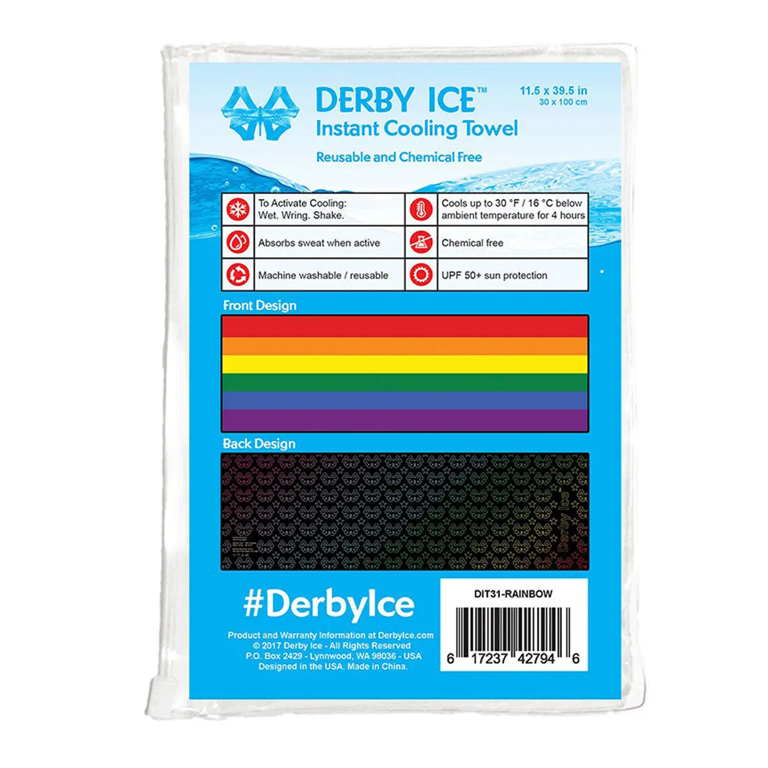 Derby Ice Towel - Pattern