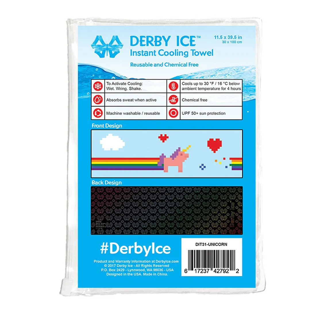 Derby Ice Towel - Pattern