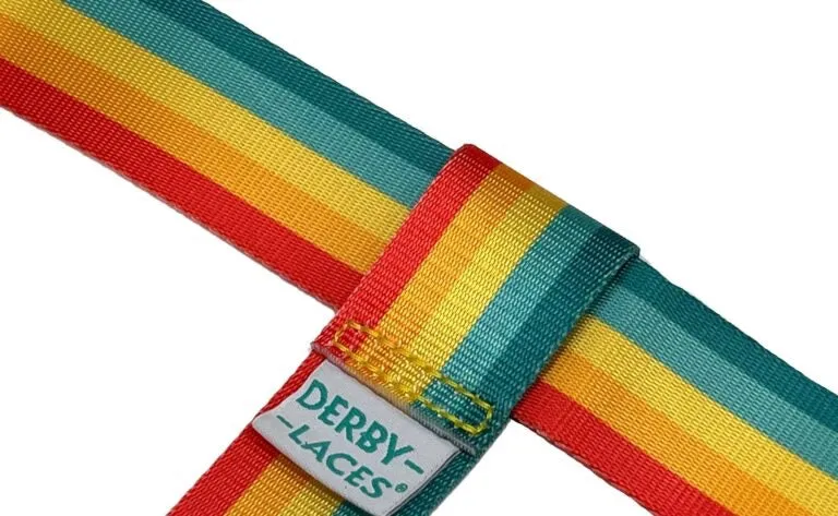Derby Laces Skate Gear Leash 54 inch (137 cm) Savanna Sunset Stripe