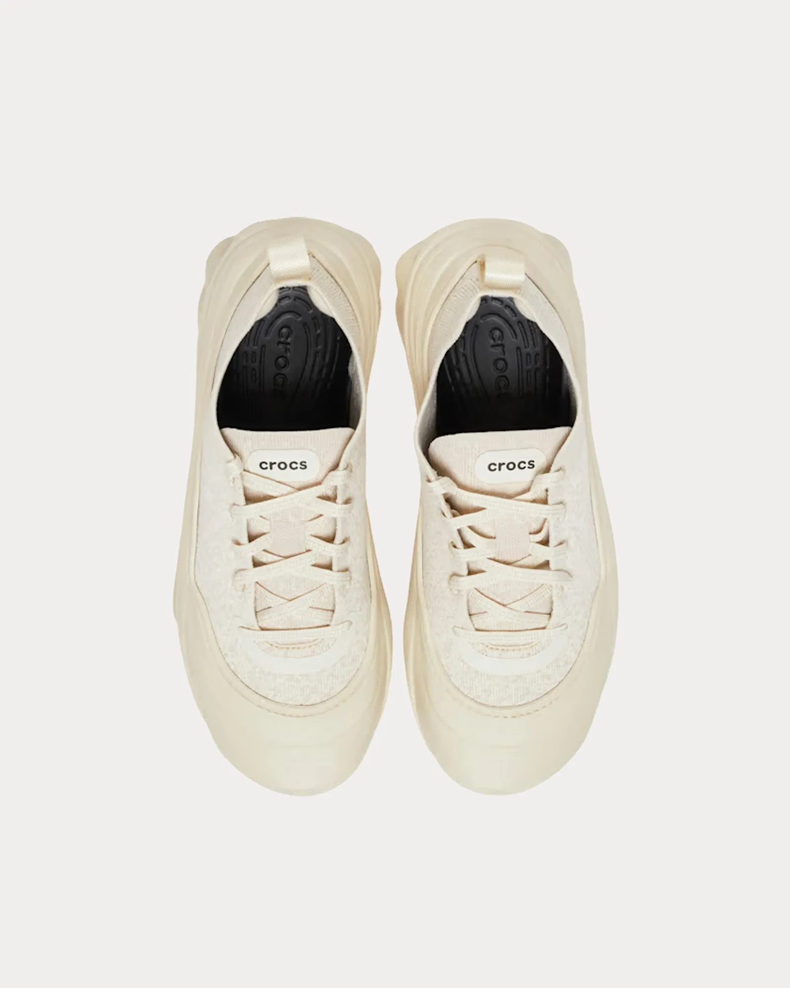 Echo Surge Bone / Black Low Top Sneakers
