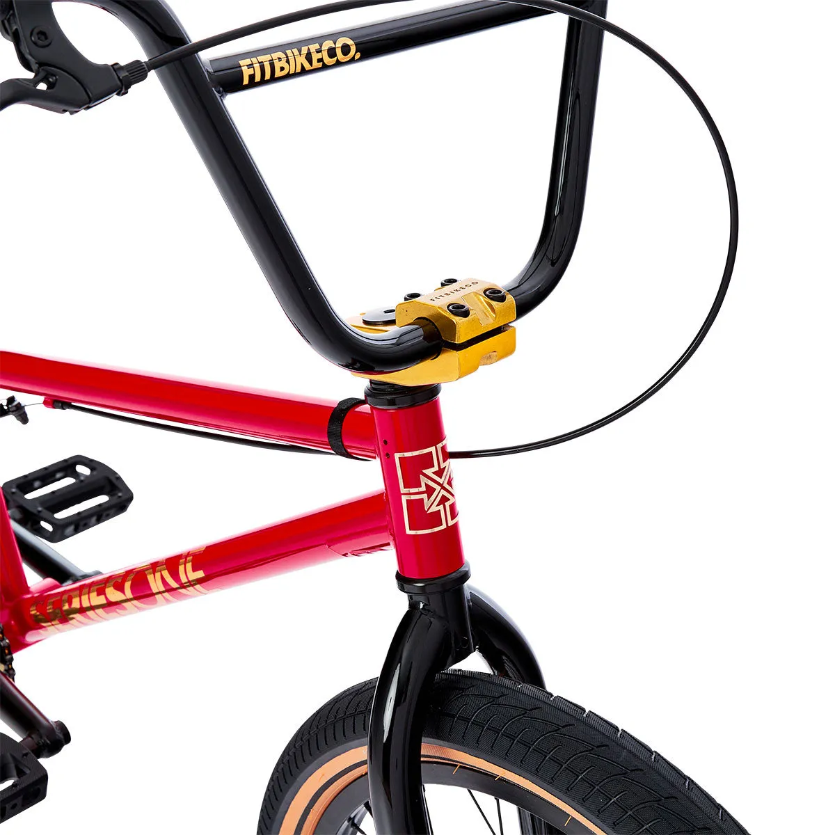 Fit 2021 Series One SM 20.25″ Complete BMX Bike - Gloss Red