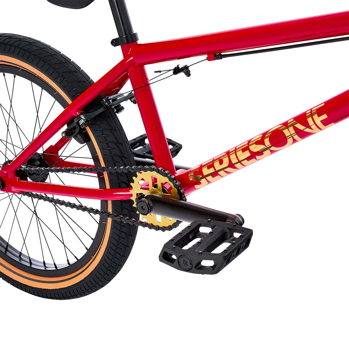 Fit 2021 Series One SM 20.25″ Complete BMX Bike - Gloss Red