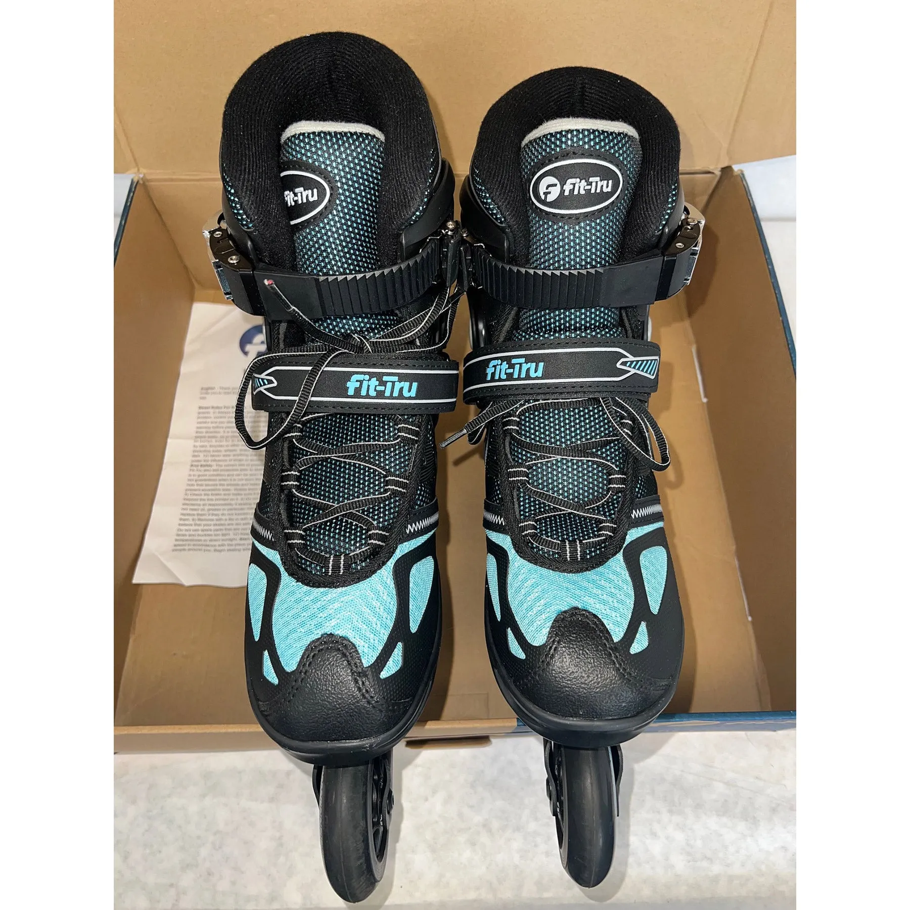 Fit-Tru Cruze 84 Blue Womens Inline Skates (Size 10 Demo Gently Used)