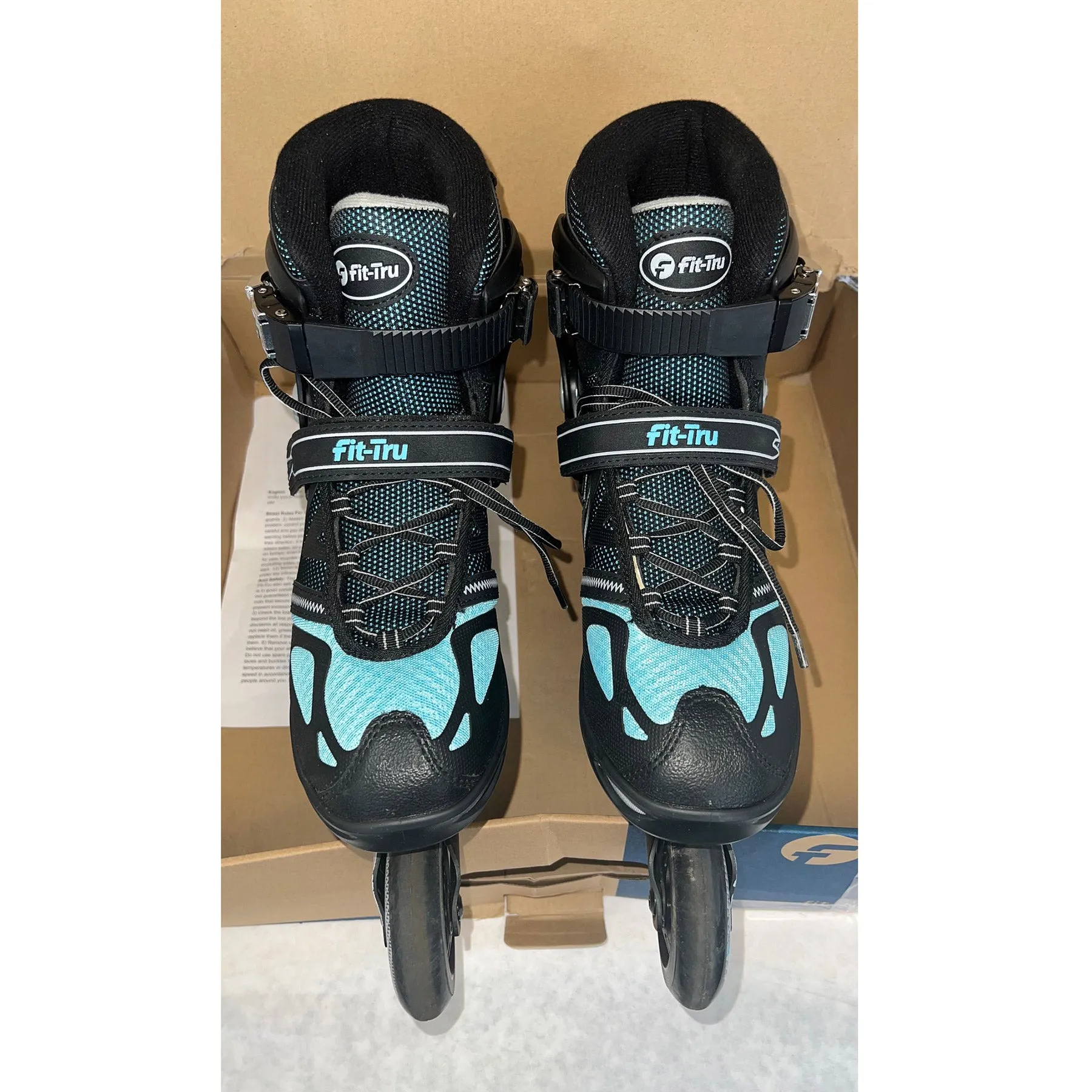 Fit-Tru Cruze 84 Blue Womens Inline Skates (Size 10 - Used Pre-Owned)