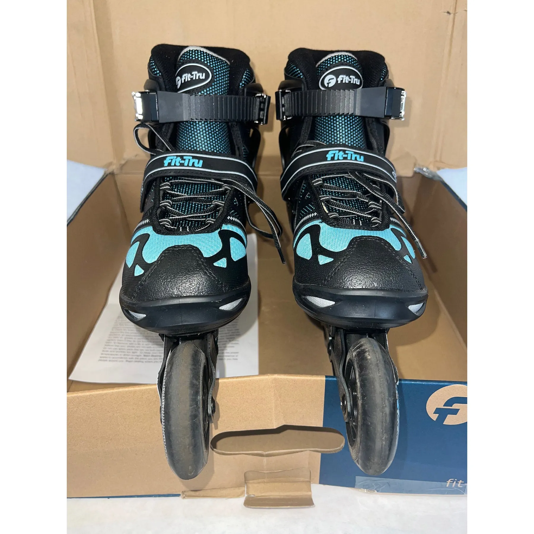 Fit-Tru Cruze 84 Blue Womens Inline Skates (Size 10 - Used Pre-Owned)