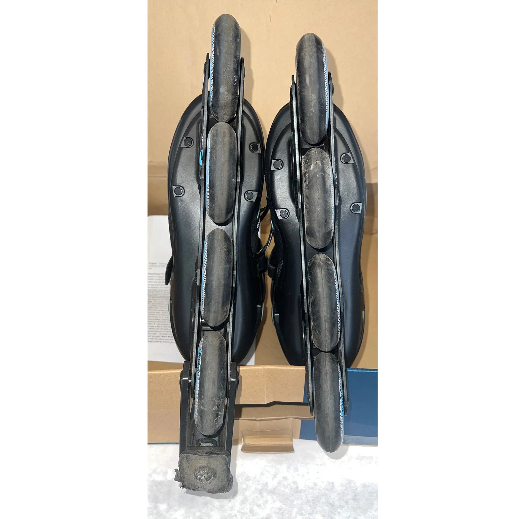 Fit-Tru Cruze 84 Blue Womens Inline Skates (Size 10 - Used Pre-Owned)