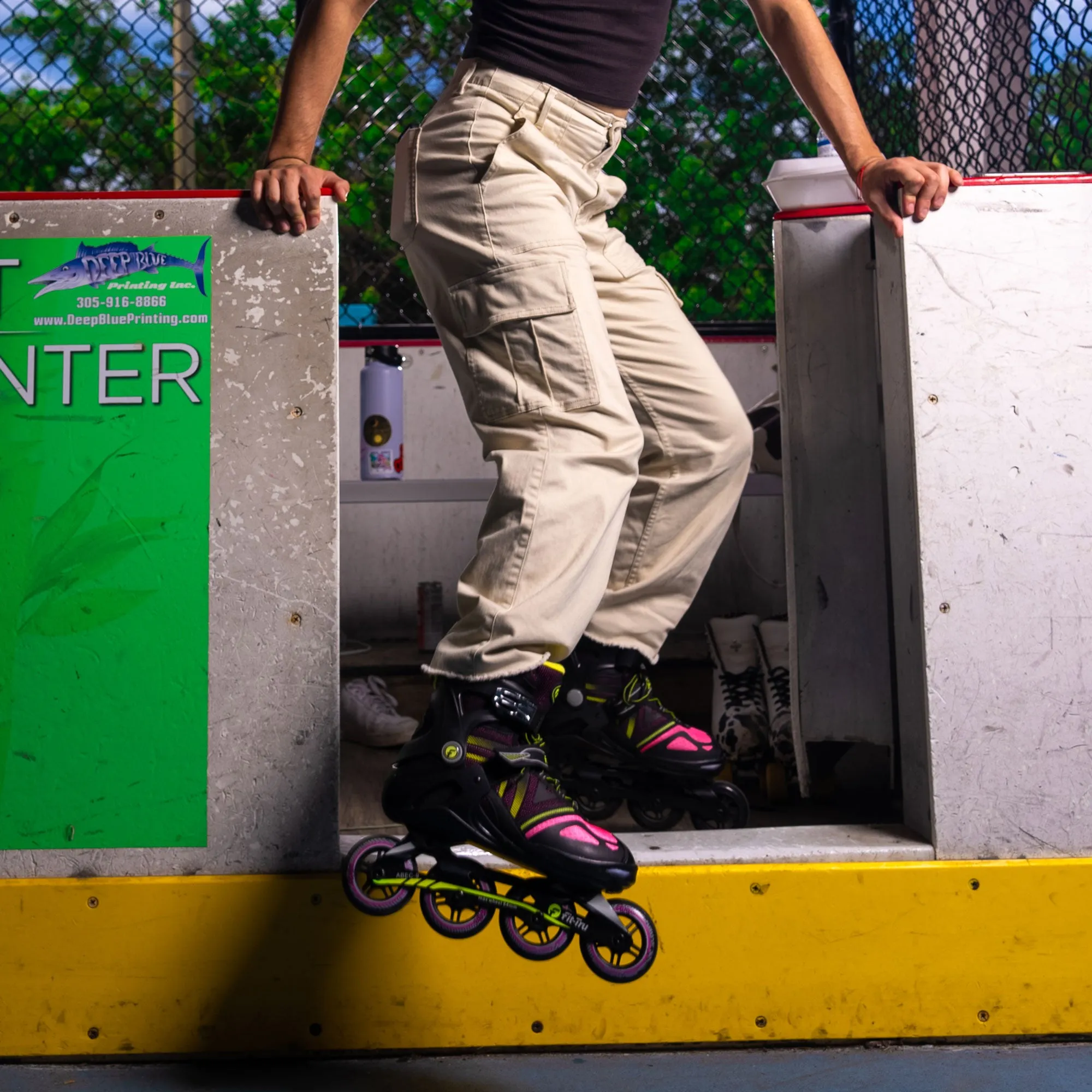 Fit-Tru Cruze 84 Pink Womens Inline Skates - (Size 8 NEW/Open Box)