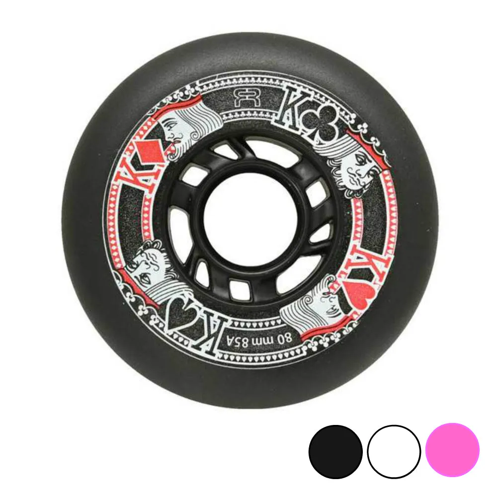 FR Street King 76mm Inline Skate Wheels - 4 pack
