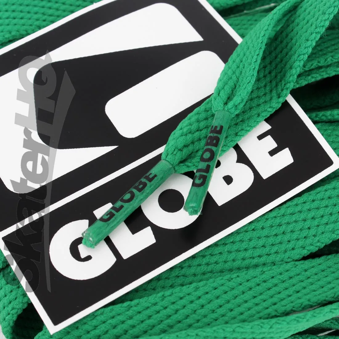 Globe Flat 150cm Laces - Green