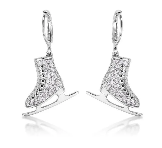 Ice Skate Earrings