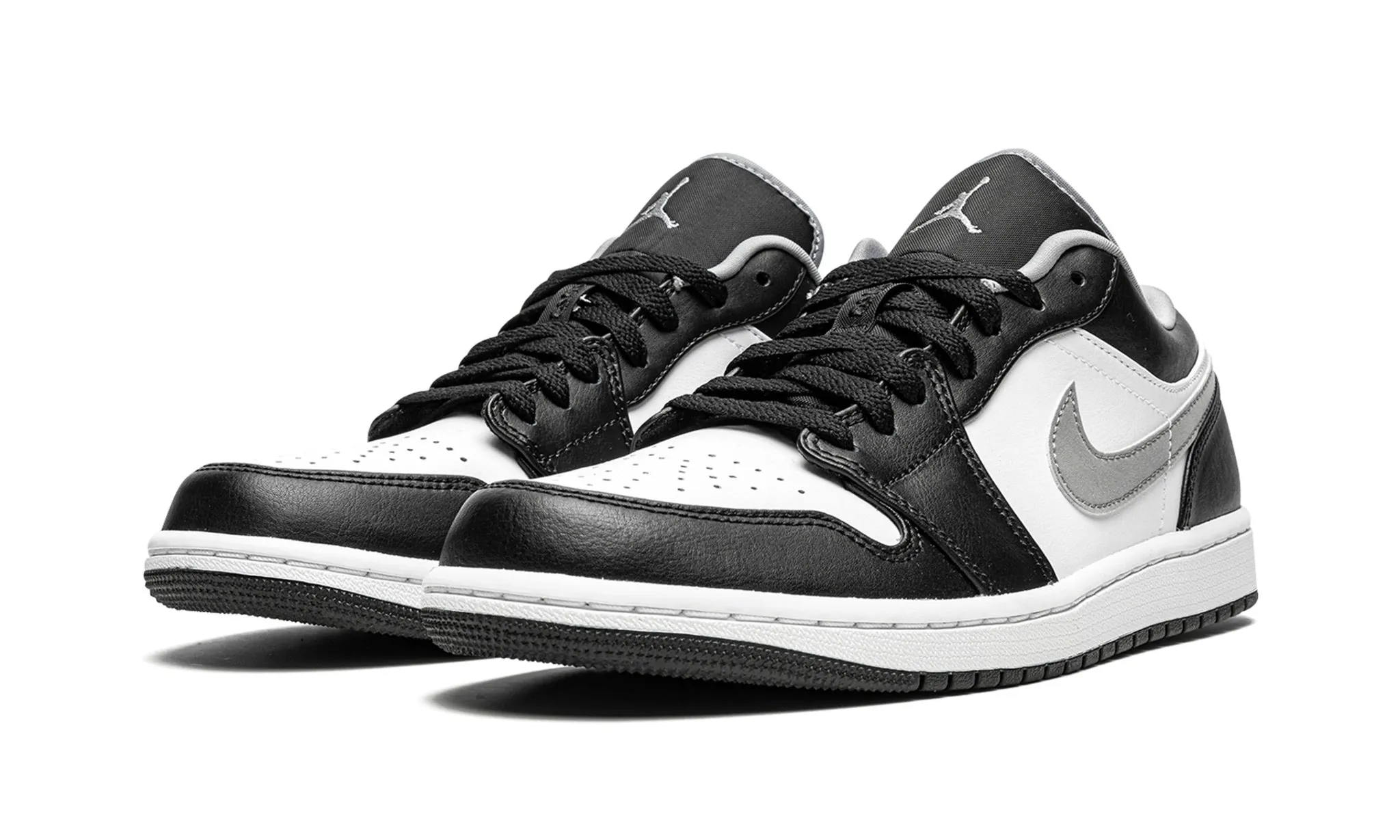 JORDAN 1 LOW BLACK WHITE GREY