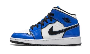 JORDAN 1 MID SIGNAL BLUE GS