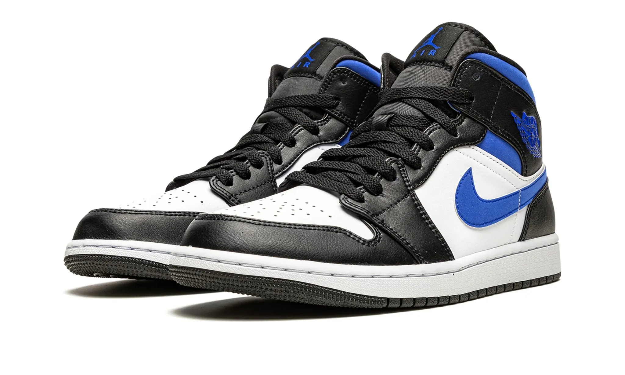 JORDAN 1 MID WHITE BLACK ROYAL