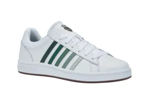 K-Swiss Court Winston Leather Trainer - WHITE/SYCAMORE/GRADIENT