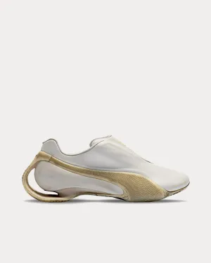 Levitation Puma White / Gold Slip On Sneakers
