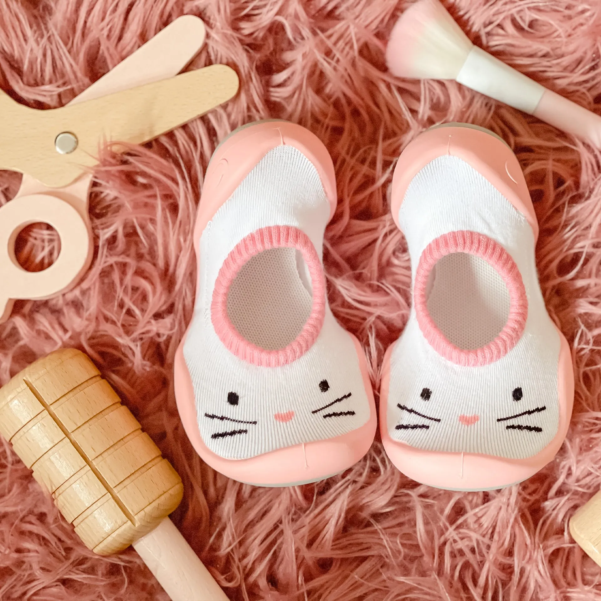 Little Kids Size Slip On - Pink Kitty